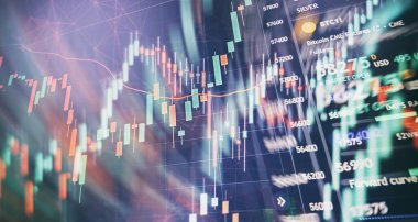 Finansal istatistikleri analiz etmek ve pazar verilerini analiz etmek. Sonuçları bulmak için grafiklerden ve grafiklerden veri analizi.