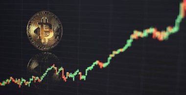 Bitcoin Stok Büyümesi. Çizelgeye göre bitcoin fiyatlarında güçlü bir artış var. Sanal varlıklara yatırım yapmak. Grafikleri ve bitcoin parası olan yatırım platformu.