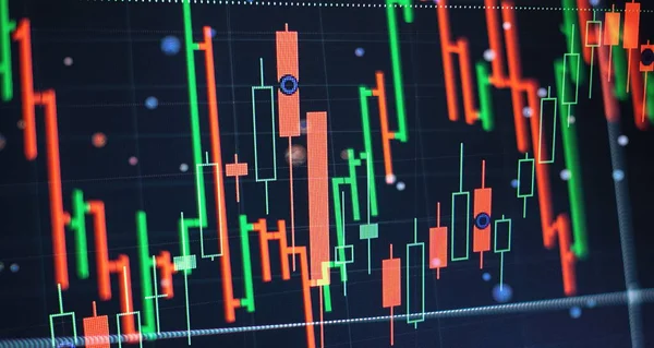 Contexto Financeiro Bolsista Negócios Gráfico Negócios Bolsa Valores — Fotografia de Stock