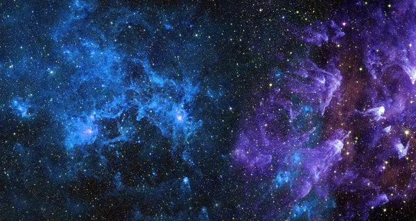 Ljusa Stjärnor Nebulosa Avlägsen Galax Abstrakt Bild Delar Denna Bild — Stockfoto