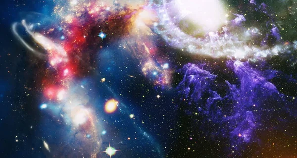 Bright Star Nebula Distant Galaxy Abstract Image Elements Image Furnished — Stock Photo, Image