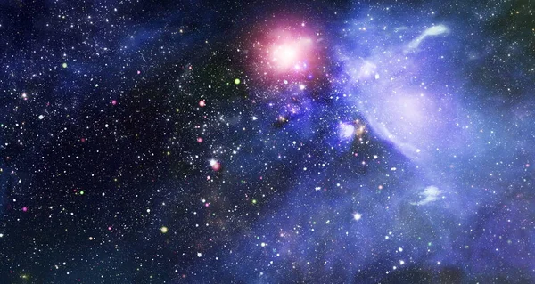 Αστέρι Φωτεινό Νεφέλωμα Μακρινό Γαλαξία Αφηρημένη Εικόνα Στοιχεία Αυτής Της — Φωτογραφία Αρχείου