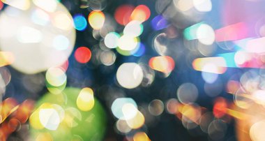 ampuller ışıkları arka plan: Noel duvar kağıdı süslemeleri kavram.tatil festivali fon bulanıklık: ışıltı daire aydınlatılmış kutlamalar ekran.