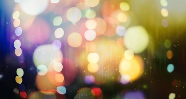 ampuller ışıkları arka plan: Noel duvar kağıdı süslemeleri kavram.tatil festivali fon bulanıklık: ışıltı daire aydınlatılmış kutlamalar ekran.