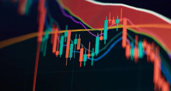 Podnikatel Ruční Práce Analýze Investičních Grafů Pro Trh Zlatem Forex — Stock fotografie