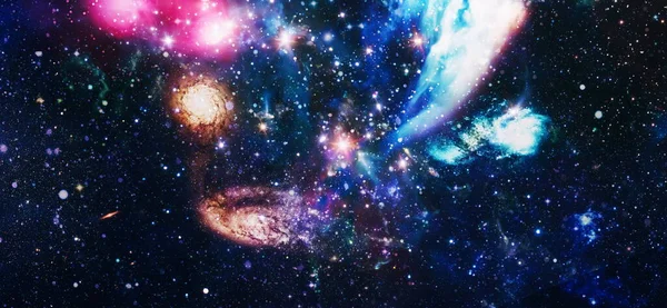 Schöner Nachthimmel Stern Raum Collage Über Weltraum Wissenschaft Und Bildung — Stockfoto