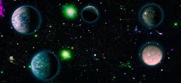 Высококачественный Космический Фон Взрывная Сверхновая Туманность Яркая Звезда Далекая Галактика — стоковое фото