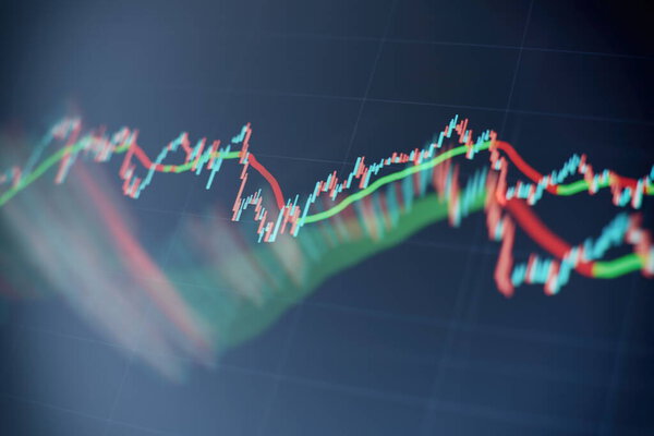 analysis for professional technical analysis on the monitor of a computer.