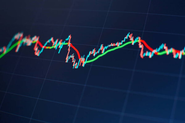 analysis for professional technical analysis on the monitor of a computer.