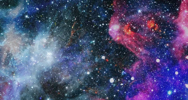 Γαλαξίες Στο Διάστημα Διάστημα Πολλά Έτη Φωτός Μακριά Από Στοιχεία — Φωτογραφία Αρχείου