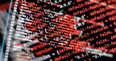 Bilgisayar ekranındaki güvenlik kodu, kapat. Veritabanı bit erişim akışı görselleştirme. Php dili ve kodlama fonksiyonu geliştiricisi