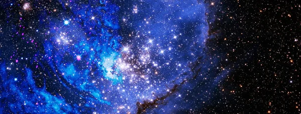 High Quality Space Background Explosion Supernova Bright Star Nebula Distant — Stock Photo, Image