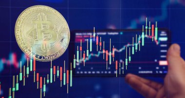 Bitcoin Stok Büyümesi. Çizelgeye göre bitcoin fiyatlarında güçlü bir artış var. Sanal varlıklara yatırım yapmak. Grafikleri ve bitcoin parası olan yatırım platformu.