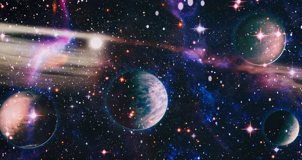 ระเบ ดไฟในอวกาศ ภาพสร ปของเอกภพ องค ประกอบของภาพน าโดยนาซ — ภาพถ่ายสต็อก