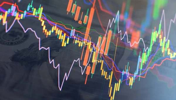 Sustainable portfolio management, long term wealth management with risk diversification concept. Candle stick graph chart of stock market investment trading.