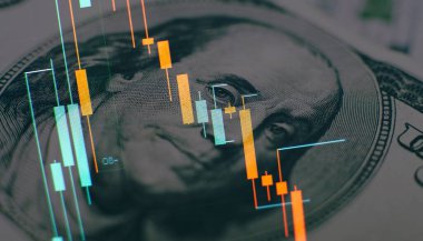İş finans ya da borsa geçmişi. Borsa mali döviz grafiği
