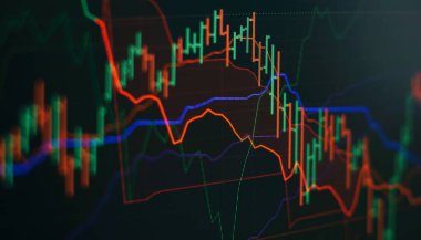 İş finans ya da borsa geçmişi. Borsa mali döviz grafiği