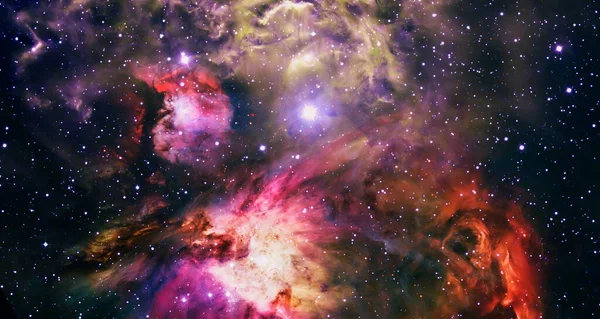 Mystical beautiful space. Unforgettable diverse space background Elements of this image furnished by NASA