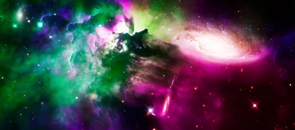 Wysokiej Jakości Tło Kosmiczne Eksplozja Supernowej Mgławica Jasna Gwiazda Daleka — Zdjęcie stockowe