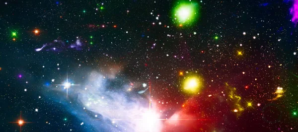 Nello Spazio Profondo Sfondo Campo Stellare Alta Definizione Struttura Dello — Foto Stock