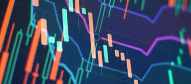 Ekonomik büyüme, durgunluk. Elektronik sanal platform eğilimleri ve borsa dalgalanmalarını gösteriyor