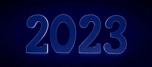 Напередодні Нового Року 2023 Красивий Панорамний Веб Банер — стокове фото