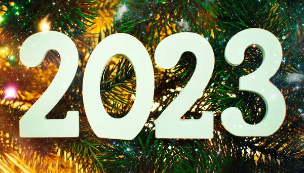 New Year Eve 2023 Celebration Background Happy New Year 2023 —  Fotos de Stock