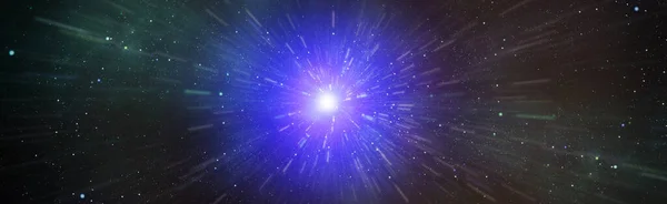 Sterrenstelsel Ruimte Als Een Supernova Kleurrijk Licht Gloeien Ruimte Nevel — Stockfoto