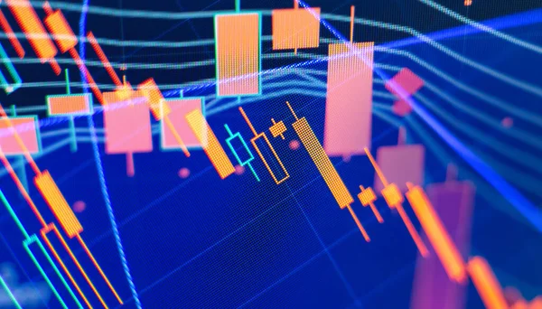 Stock or business market analysis concept. Business financial or stock market background.