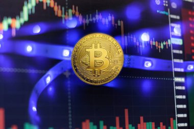 Bitcoin Stok Büyümesi. Çizelgeye göre bitcoin fiyatlarında güçlü bir artış var. Sanal varlıklara yatırım.