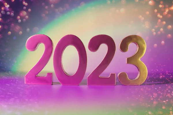 Background New Year 2023 Beautiful Panoramic Web Banner —  Fotos de Stock