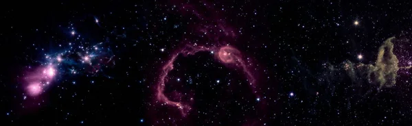 Hög Kvalitet Utrymme Bakgrund Explosionssupernova Ljusa Stjärnnebulosan Avlägsen Galax Abstrakt — Stockfoto