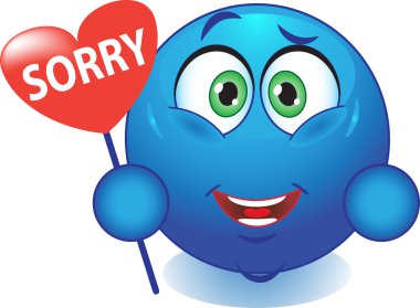 gülümseme, özür, özür dilerim