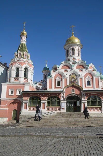 Nicholas Church na Praça Vermelha de Moscou — Fotografia de Stock