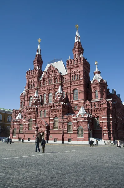 Staatliches Historisches Museum in Moskau auf dem Roten Platz. — Stockfoto