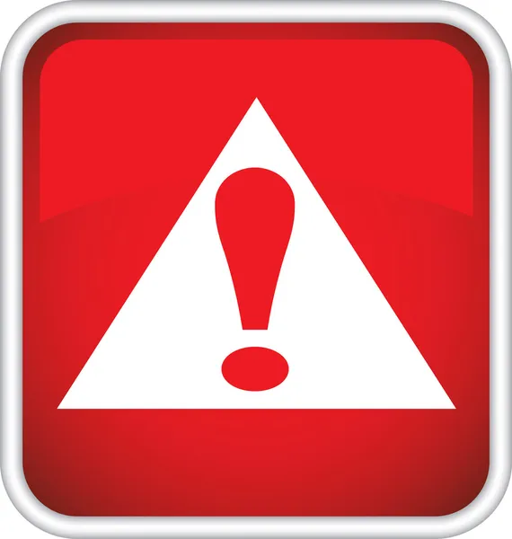 Warning icon — Stock Vector