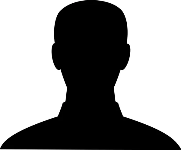 Masculino - imagem de perfil padrão — Vetor de Stock
