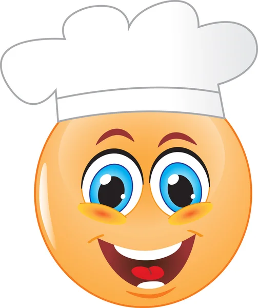 Sonríe, Chef — Vector de stock