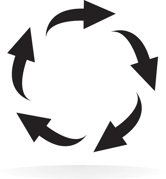 Cercle de flèches — Image vectorielle