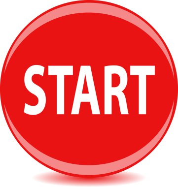 word başlangıç ile kırmızı işaret