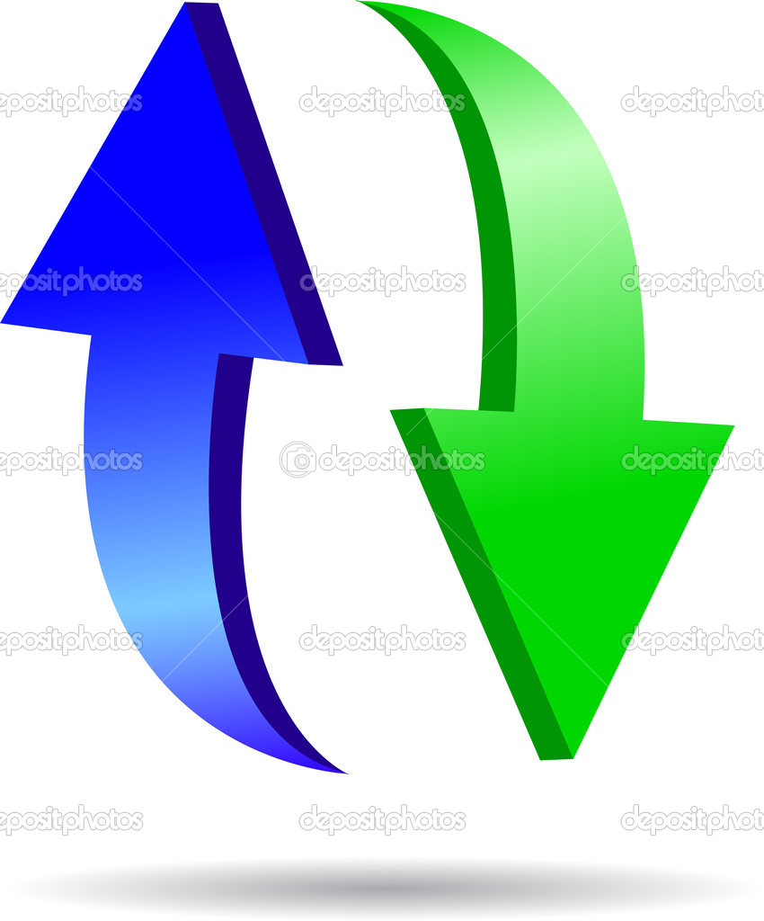 Stock Image - Vector arrows.
