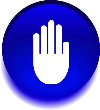 yuvarlak vektör düğmesi görüntü el ile