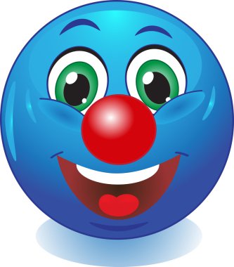 Smiley palyaço.