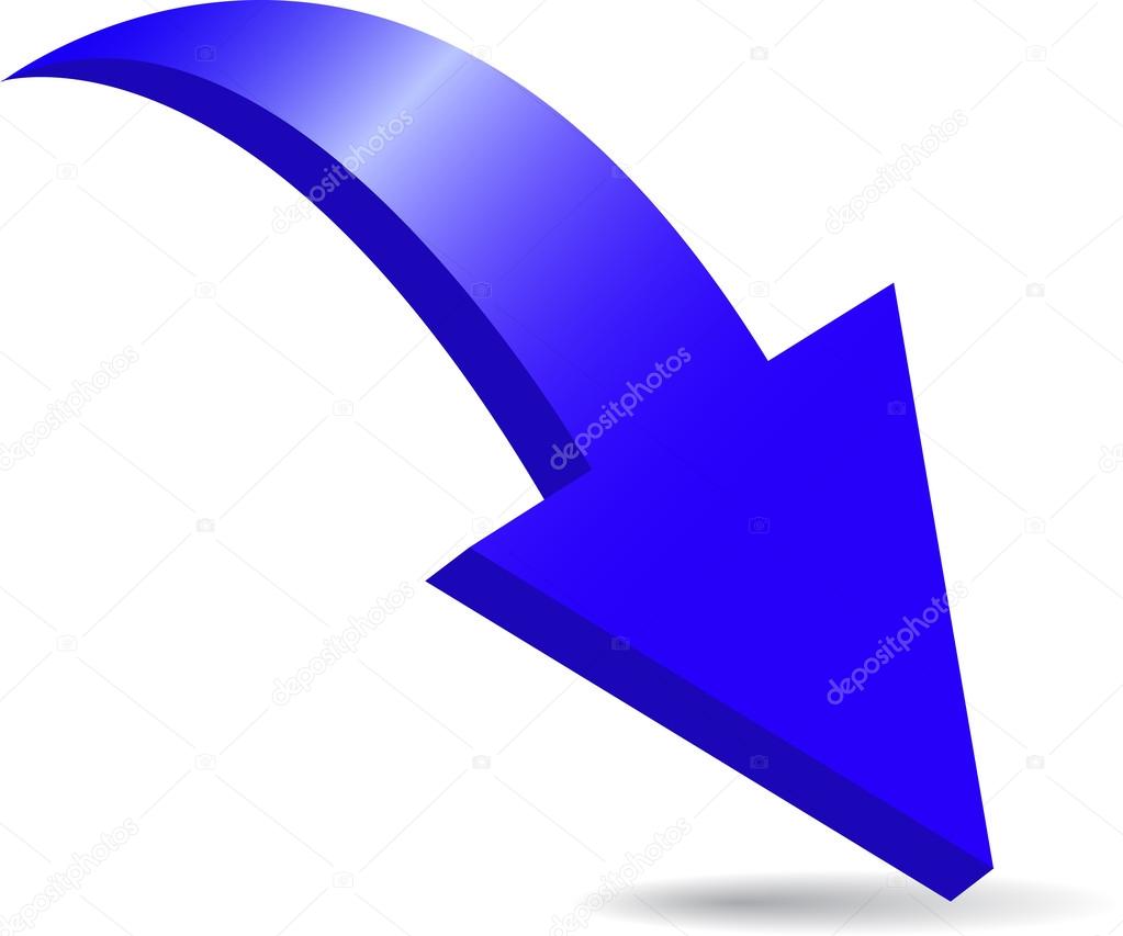 vector flechas azul flecha azul vector vector de stock flecha azul