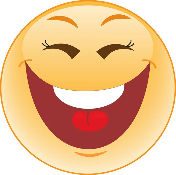 Immagine vettoriale stock - sorriso ridente — Vettoriale Stock