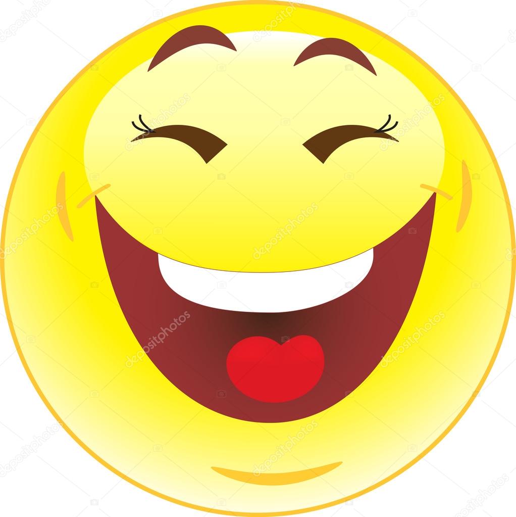 Funny vector smile