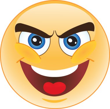 kötü niyetli smiley