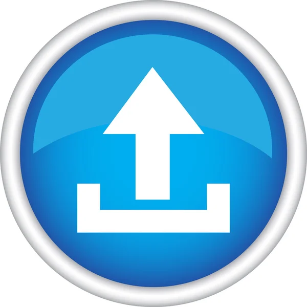 Vektorové ikony šipky upload — Stockový vektor