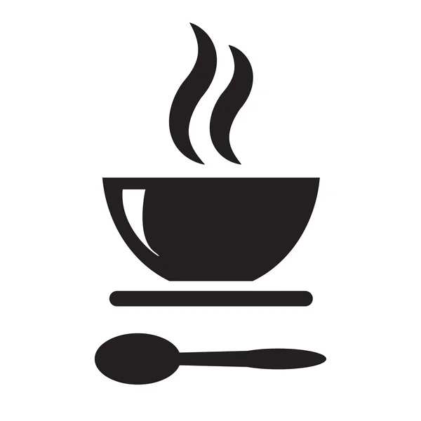 Vector coffee cup icon — Stock Vector
