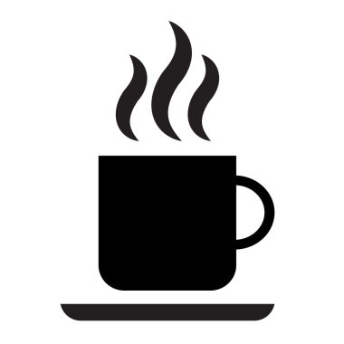 vektör kahve bardağı simgesi